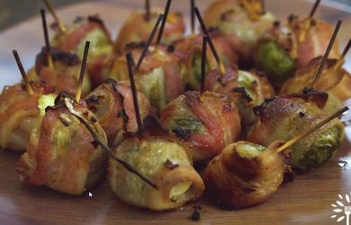 Bacon Wrapped Brussel Sprouts