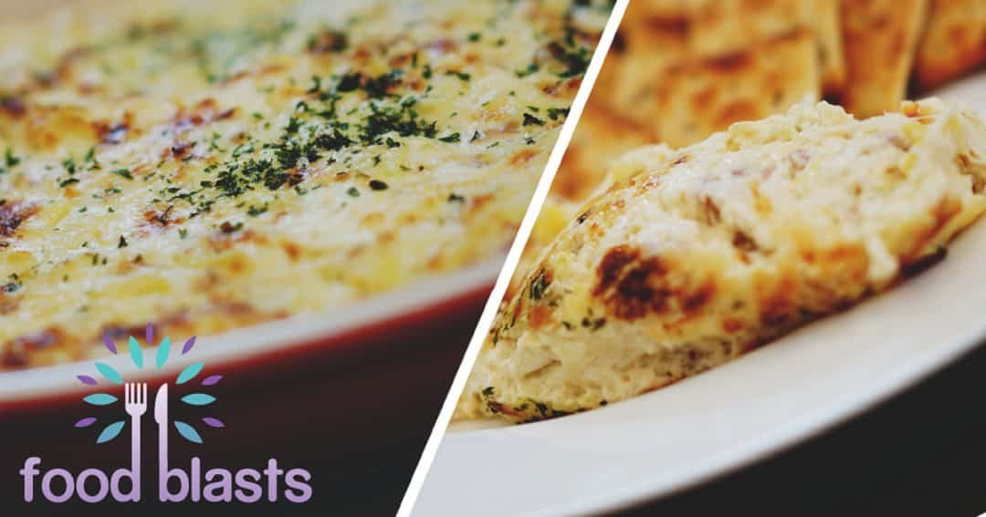 Cheesy Bacon Artichoke Dip Food Blasts